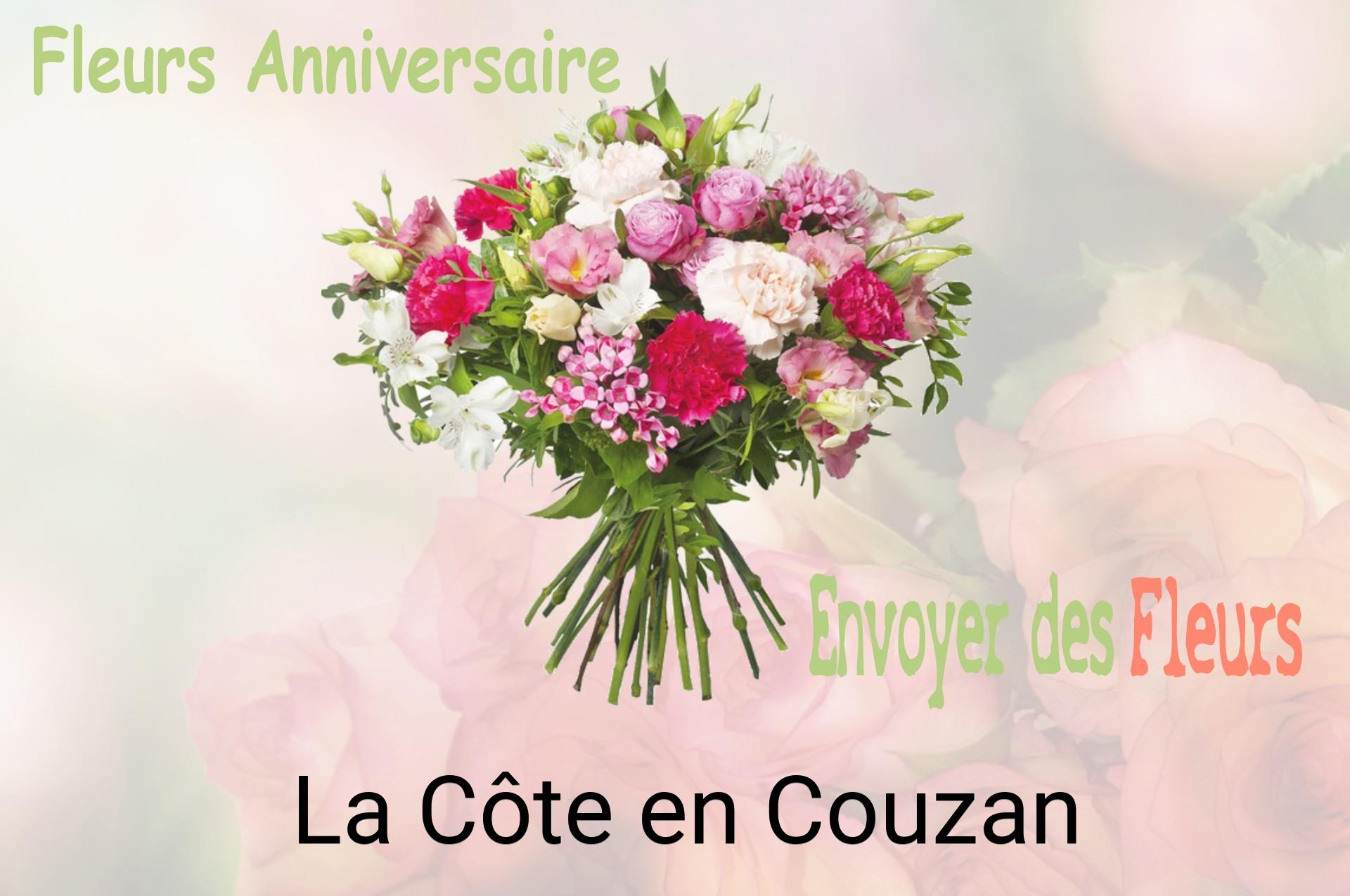 Bouquet de fleurs d’anniversaire livré à La Côte-en-Couzan