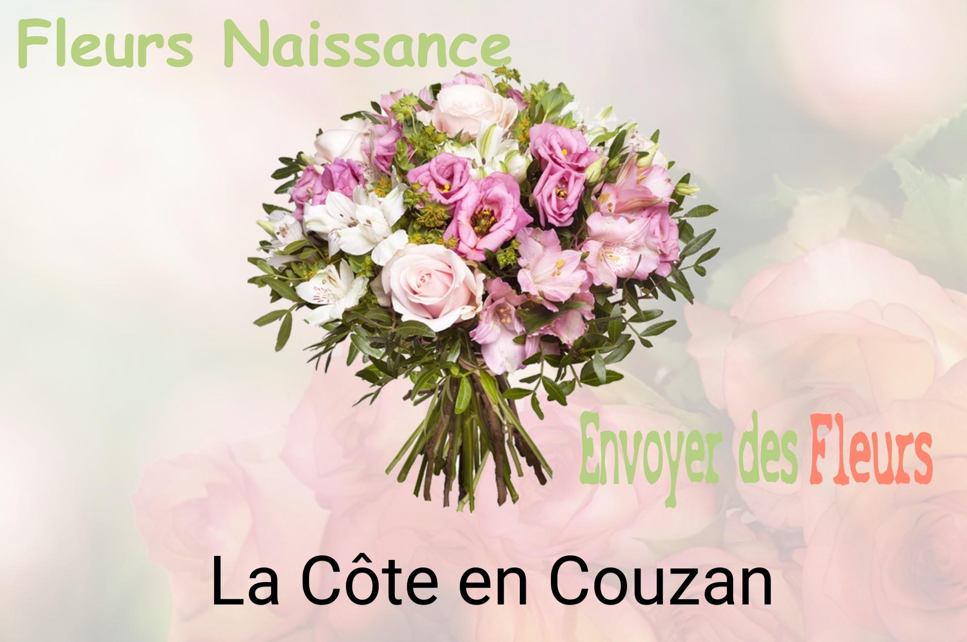 Bouquet de fleurs de naissance livré à La Côte-en-Couzan